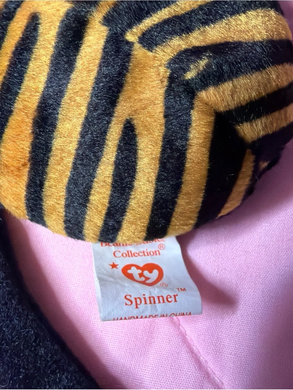 Ty Beanie Baby Spinner The Spider Toy Vintage 1996